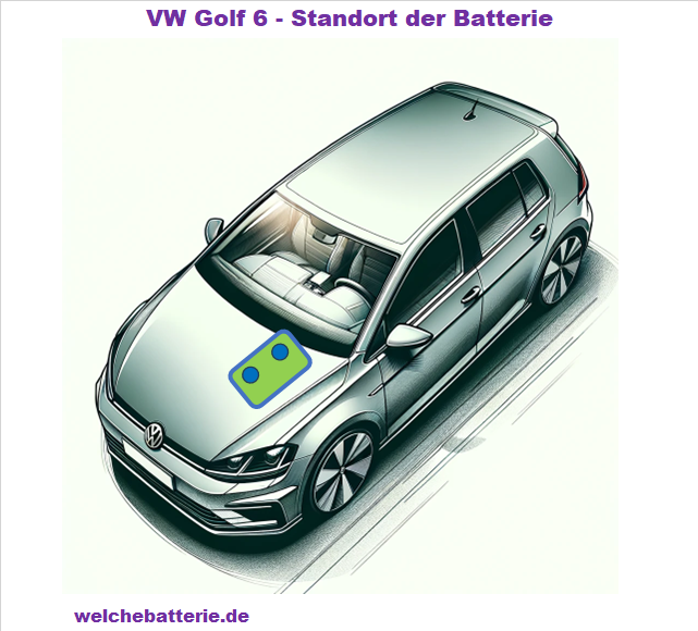 Batterie wechseln Golf 6 1.6 🔋 